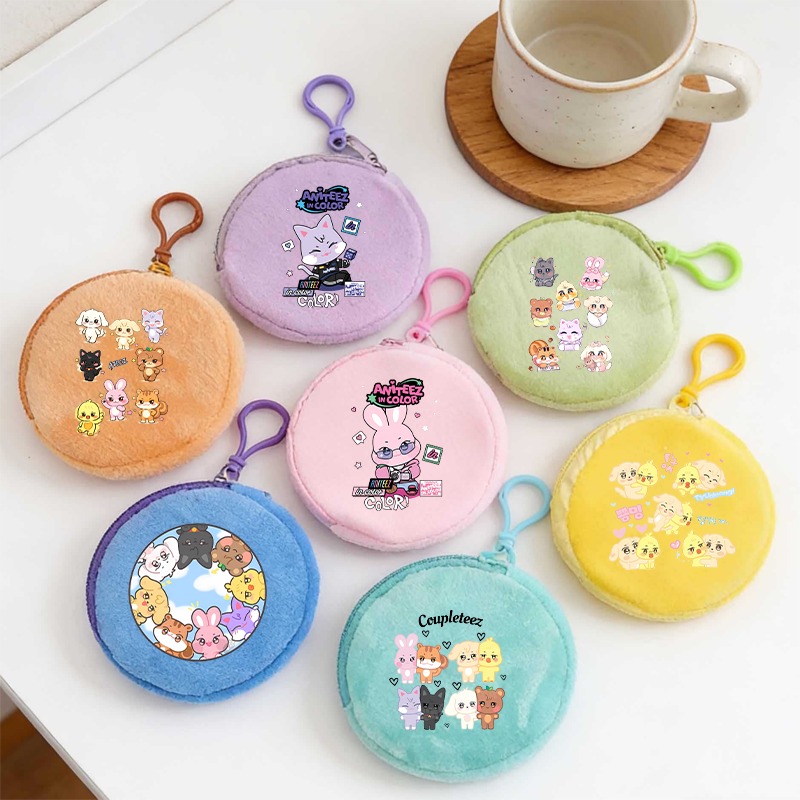 Women Bags Mini - Kpop ATEEZ Idol Coin Purses Keychain