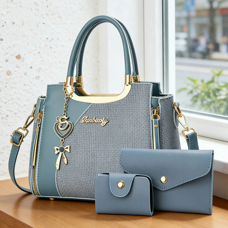 Elegant Women's Handbag Set, M - đánh giá và giá Women Bags Leather