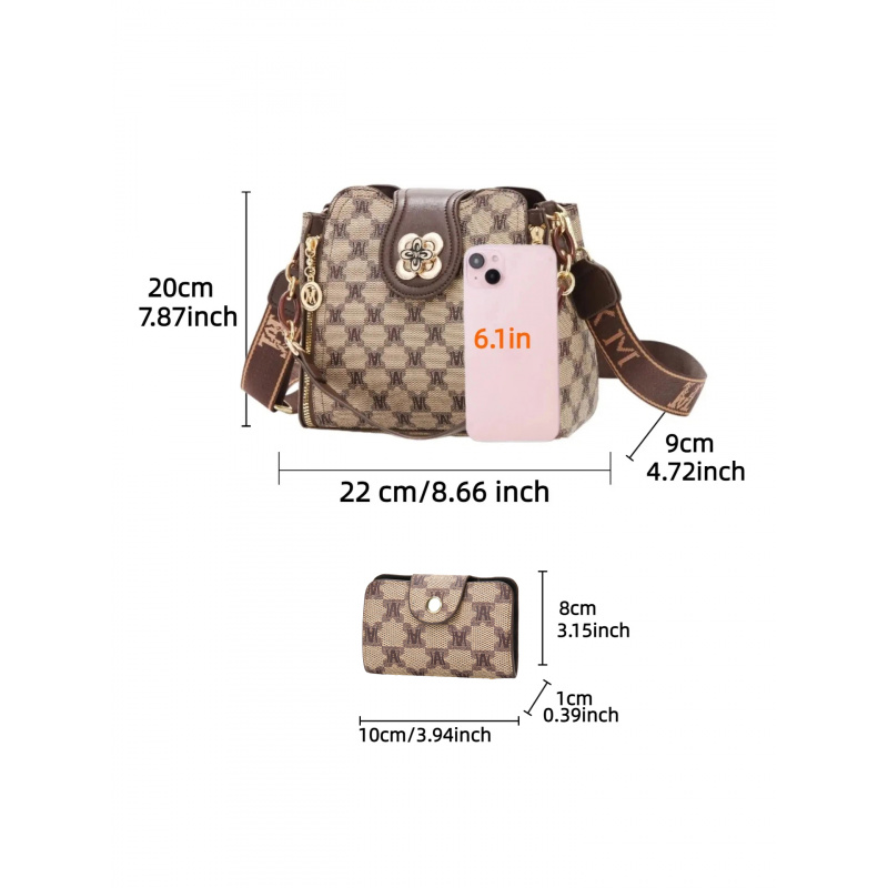 vintage letter printed shoulde - đánh giá và giá Women Bags Daily Use