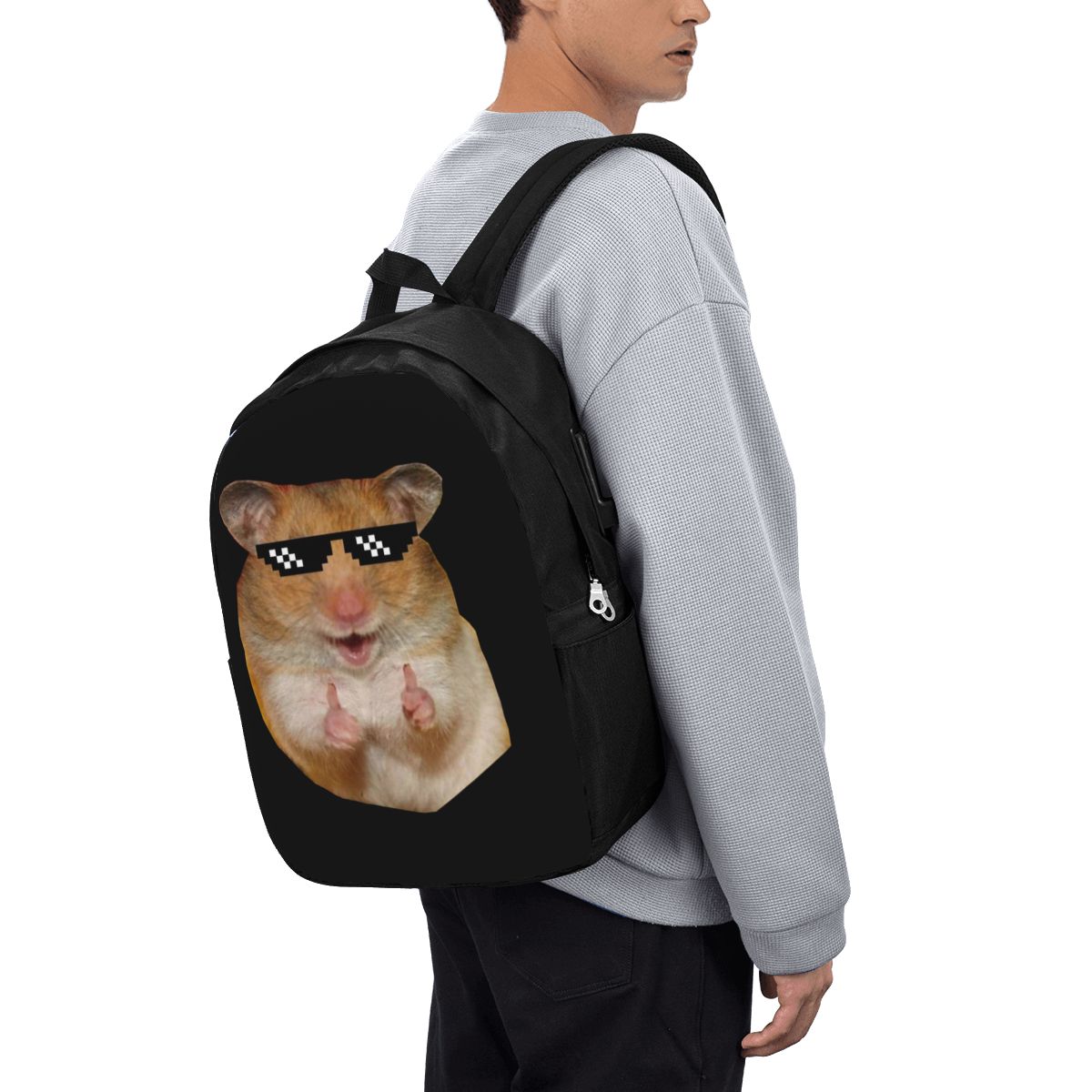 Funny Hamster Backpack Travel  - đánh giá và giá Women Bags For Laptop