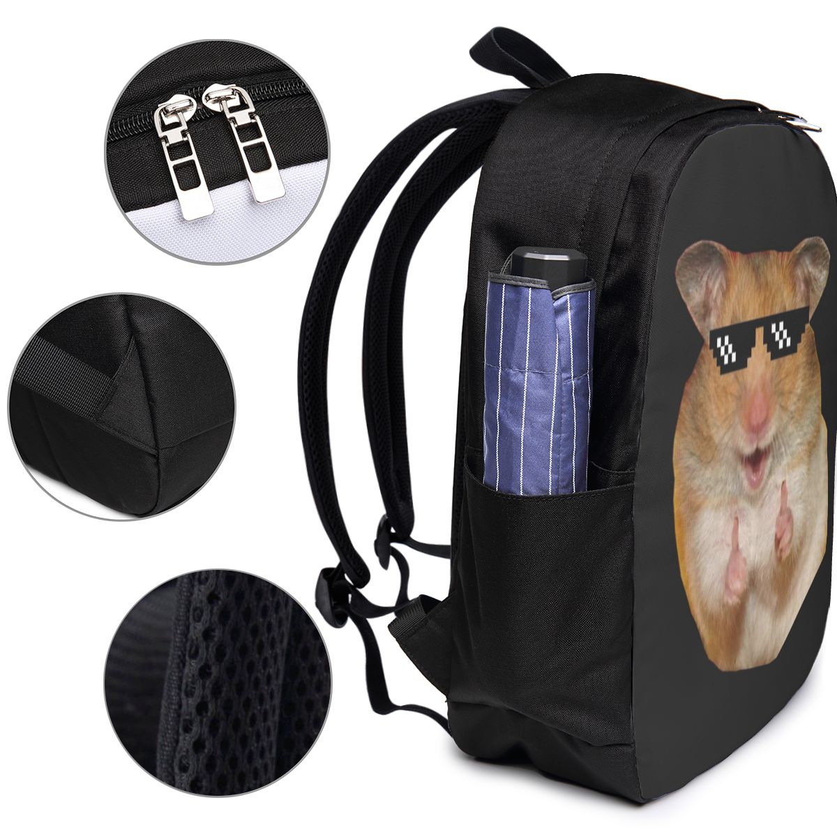 Funny Hamster Backpack Travel  - đánh giá và giá Women Bags For Laptop
