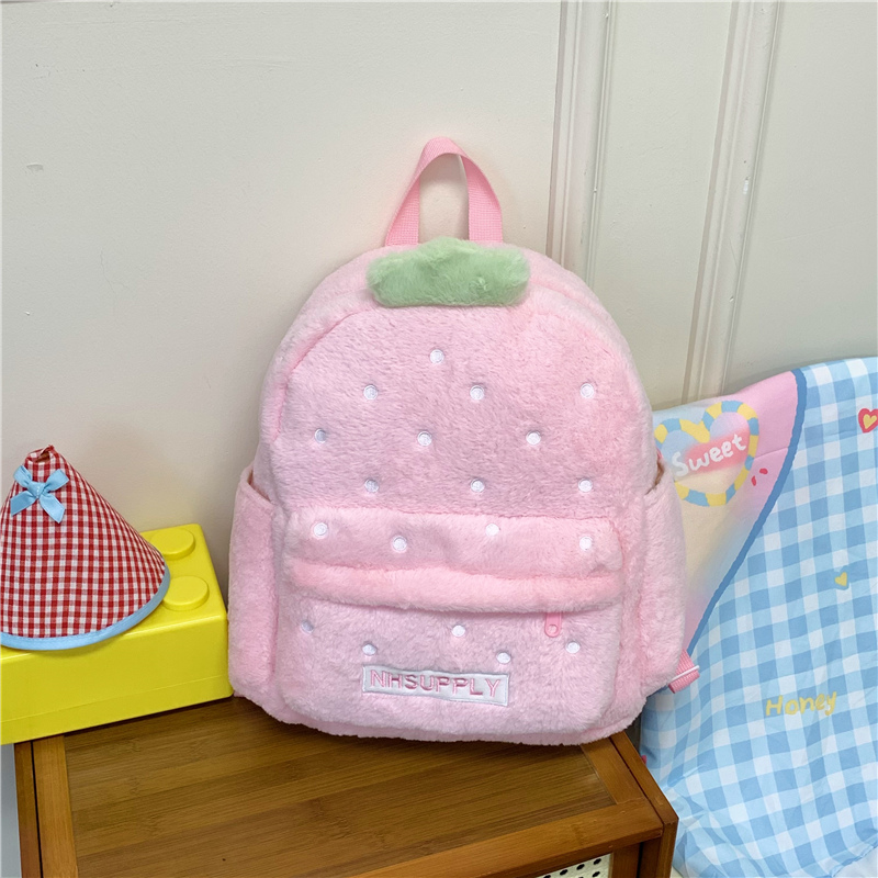 Plush Strawberry Classic Solid - đánh giá và giá Women Bags Sale