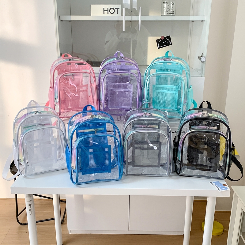 PVC Transparent Zipper Large C - đánh giá và giá Women Bags Sale