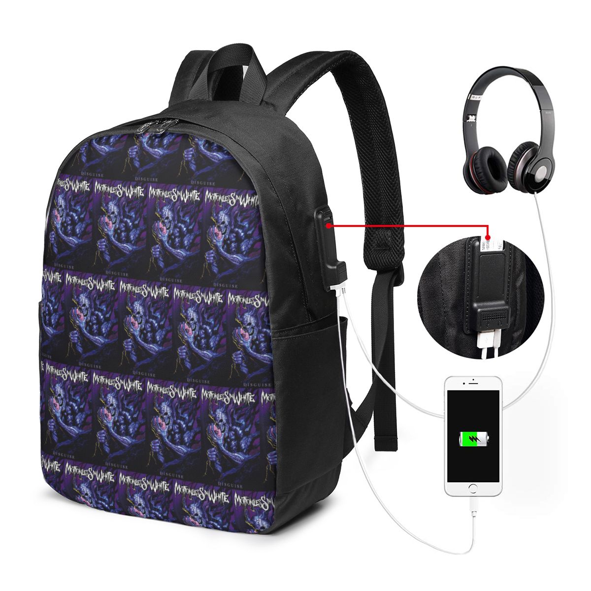 Motionless In White Backpack T - đánh giá và giá Women Bags For Laptop