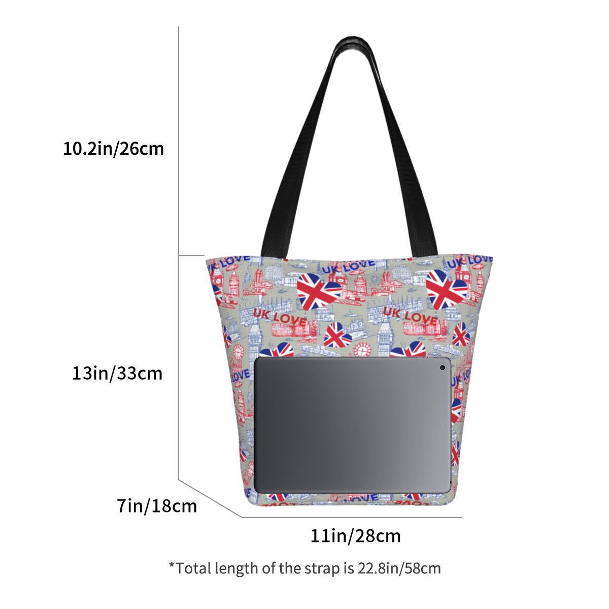 Custom Flag Of The UK Love Gro - đánh giá và giá Women Bags Uk