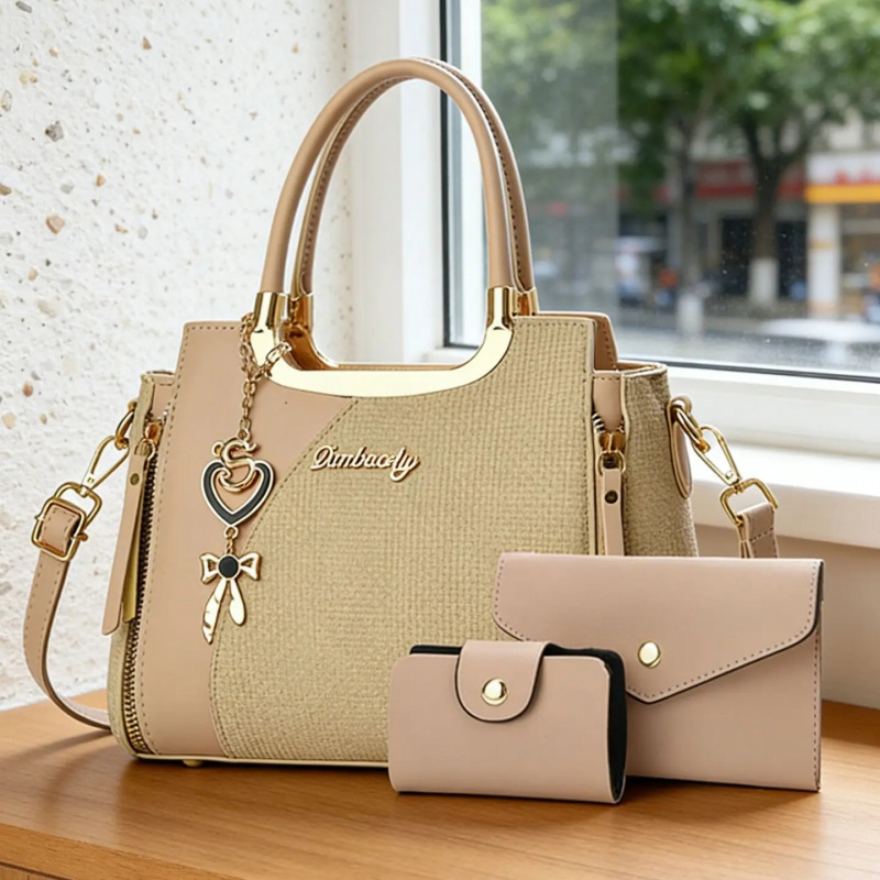 Elegant Women's Handbag Set, M - đánh giá và giá Women Bags Leather