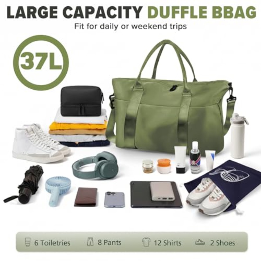 Travel Duffle Bag, Weekender T - đánh giá và giá Women Bags Leather