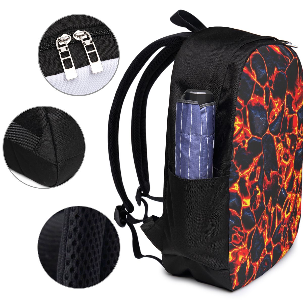 Magma Volcano Lava Fire Backpa - đánh giá và giá Women Bags For Laptop