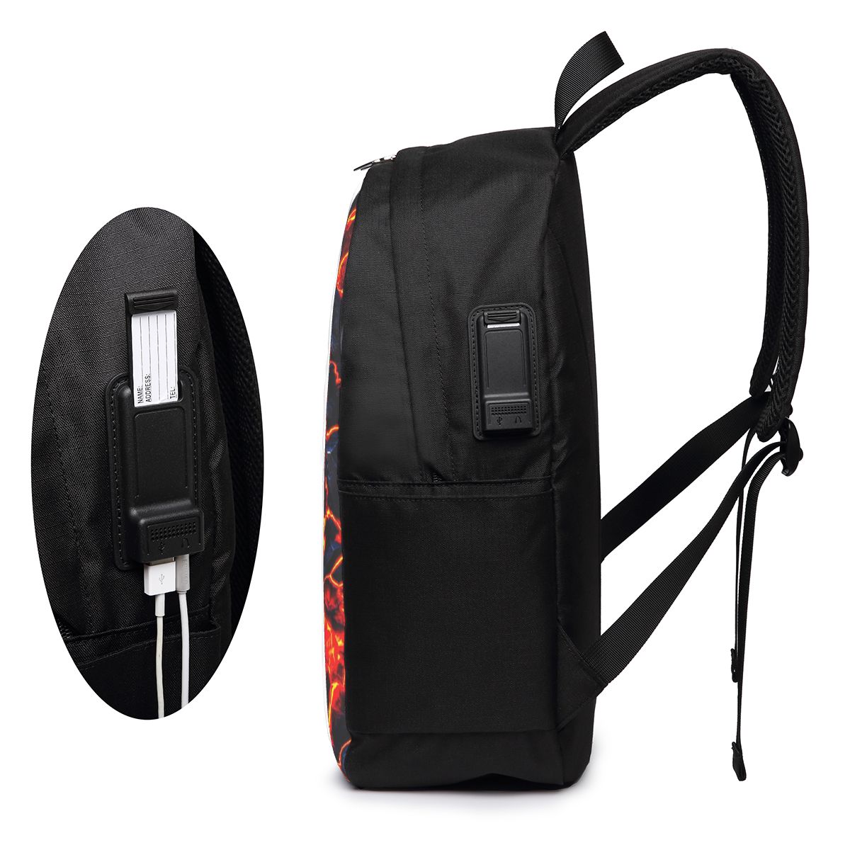 Magma Volcano Lava Fire Backpa - đánh giá và giá Women Bags For Laptop