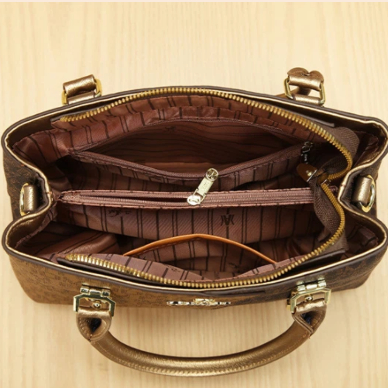 3-piece women's bag set, luxur - đánh giá và giá Women Bags Leather