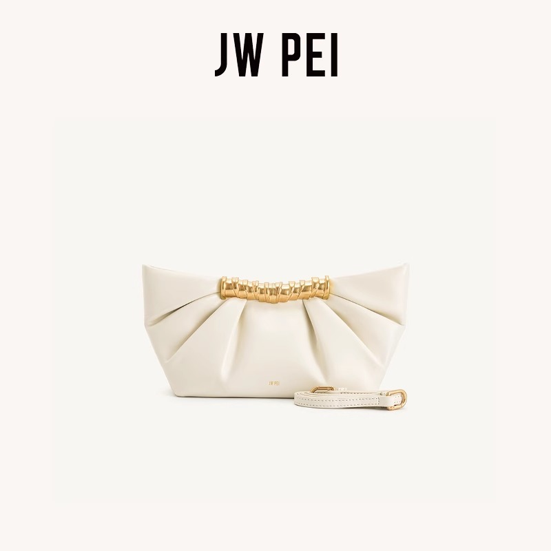 JW PEI Leia Pleated Clutch Met - đánh giá và giá Women Bags Jw Pei