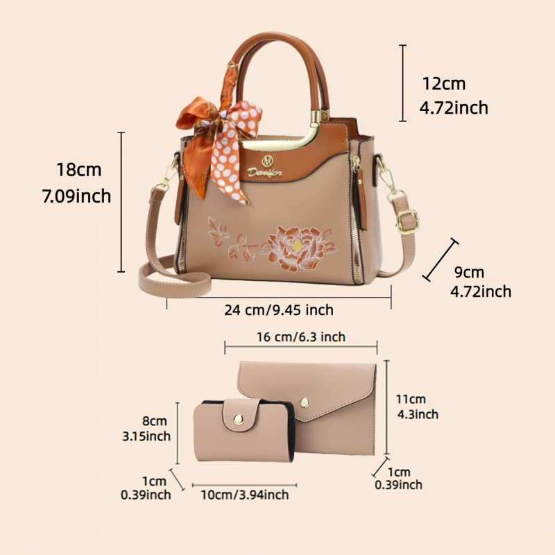 High-quality embroidered handb - đánh giá và giá Women Bags Daily Use