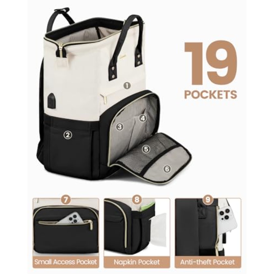 Laptop Backpack for Women, Fas - đánh giá và giá Women Bags Leather