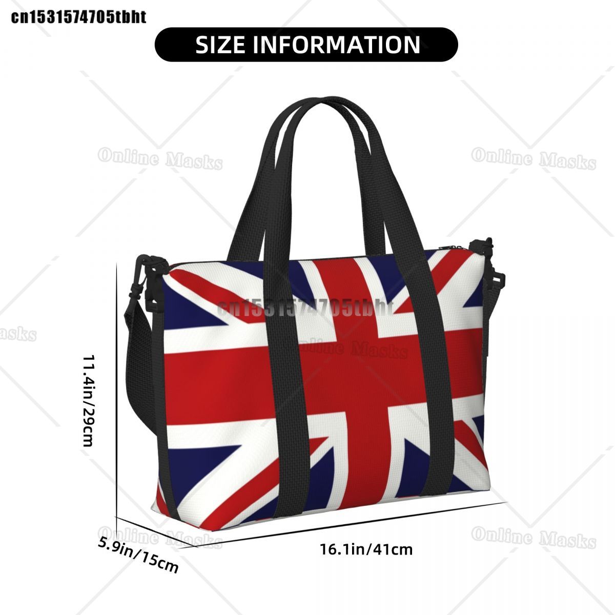 Union Jack Flag Of The UK Tote - đánh giá và giá Women Bags Uk
