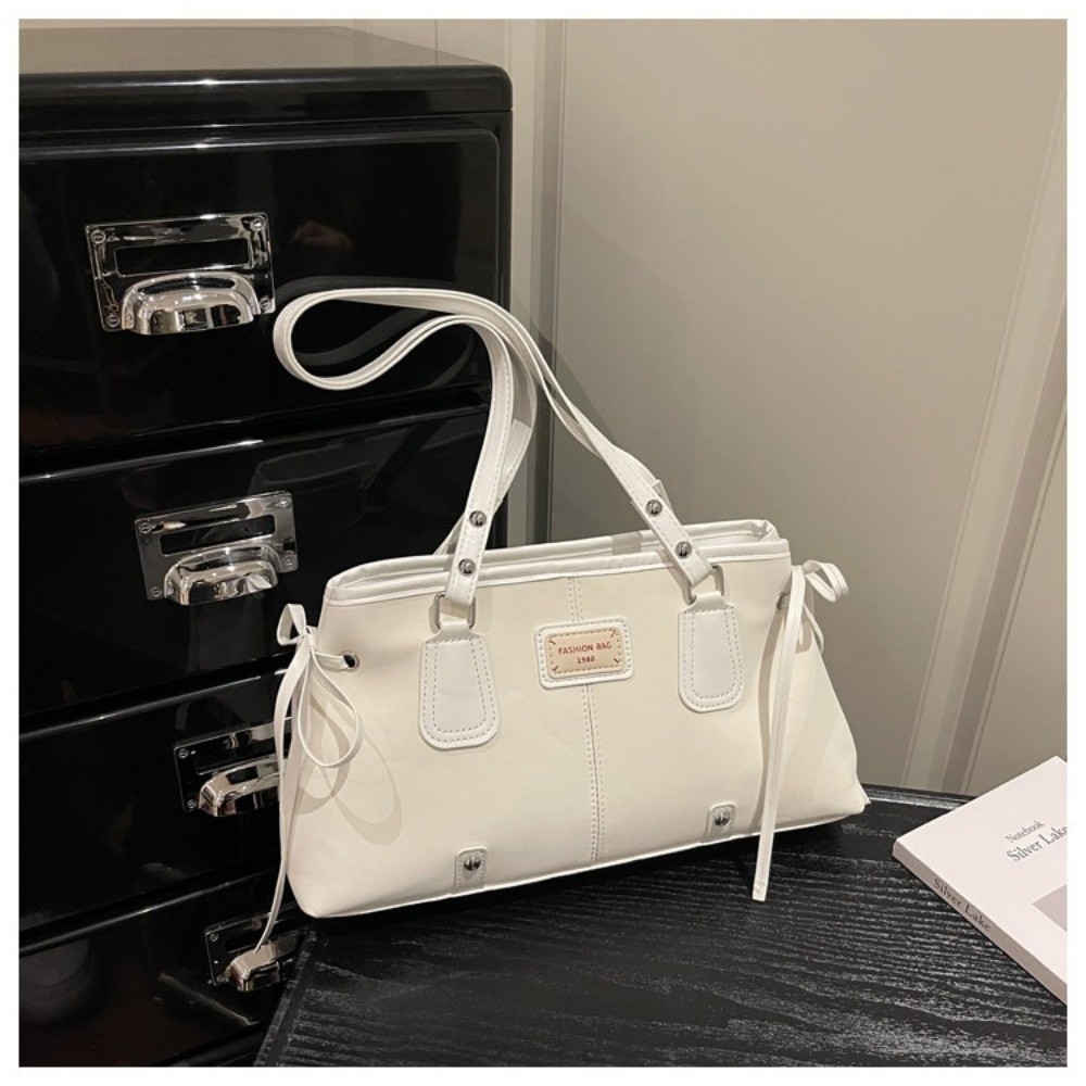 Minimalist Faux Leather Tote B - đánh giá và giá Top Handle Structured