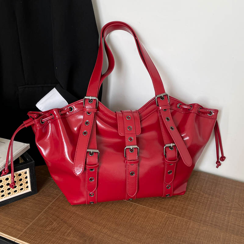 Y2K Gothic Rivet Adjustable St - đánh giá và giá Women Bags Sale
