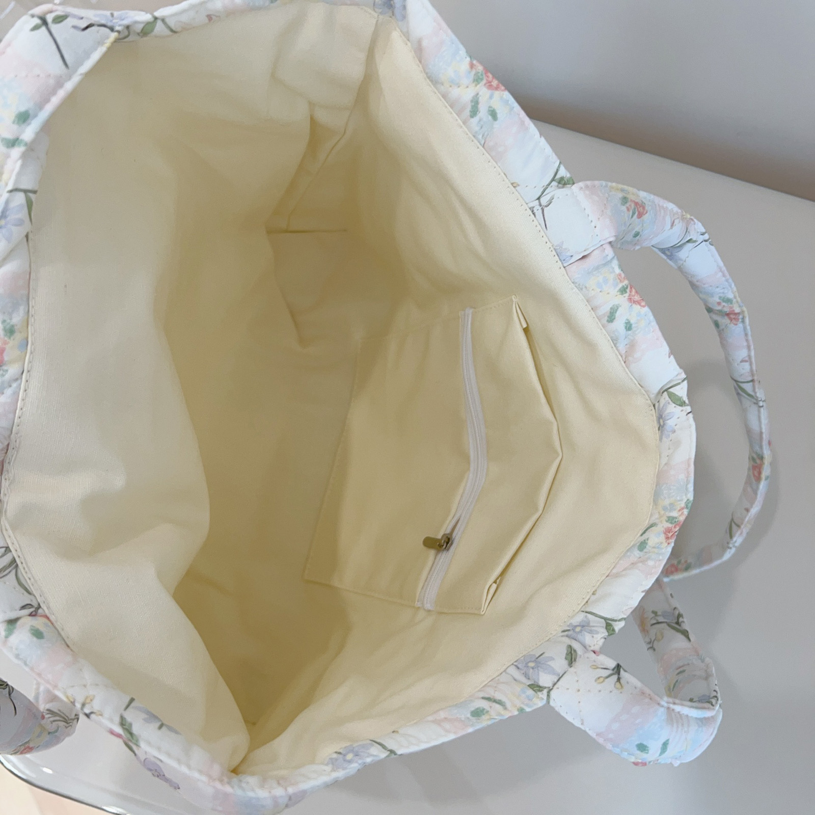French Floral Quilted Tote Bag - đánh giá và giá Women'S Bags Everyday
