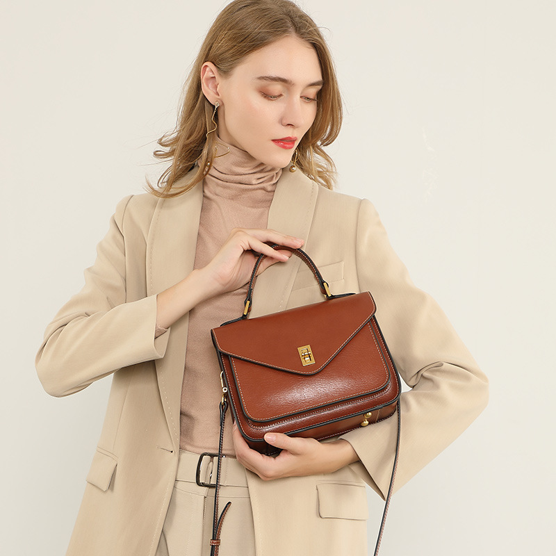 100% Genuine Leather Vintage W - đánh giá và giá Women Bags Jw Pei