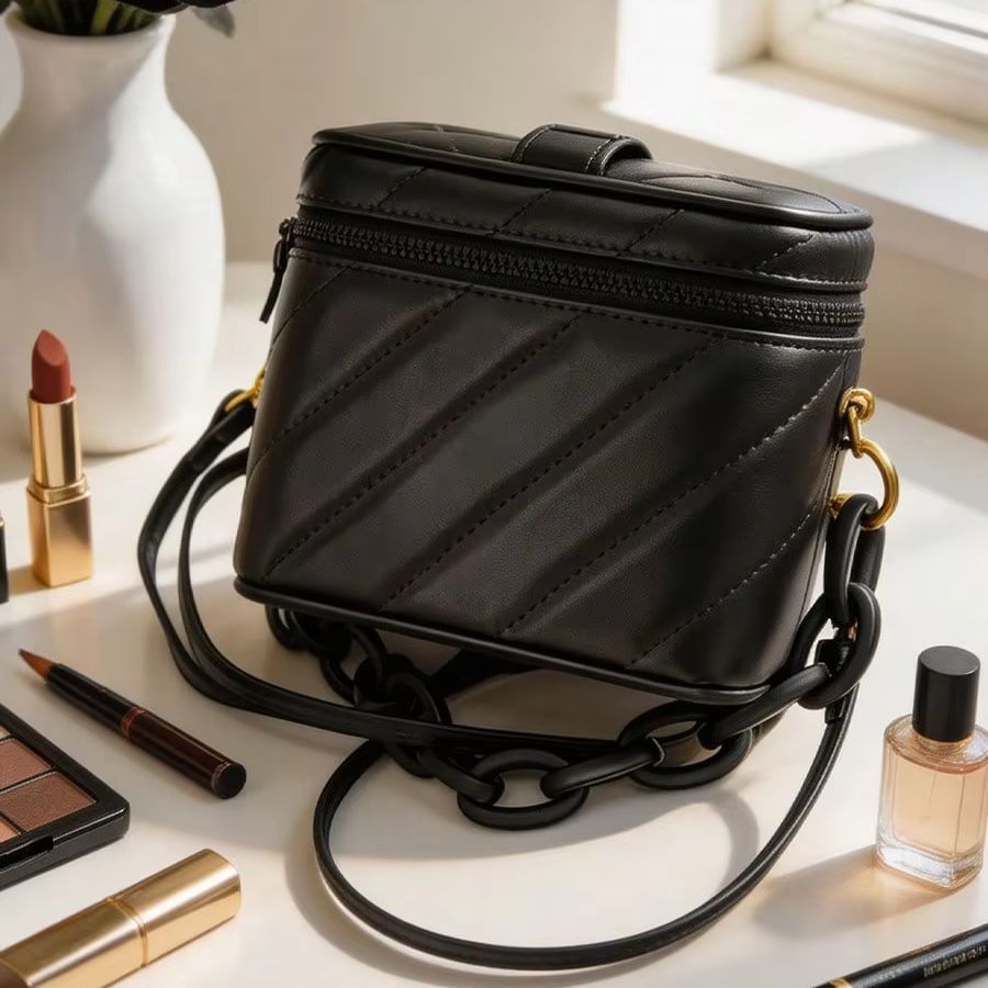 YSL Black Chevron Leather Squa - đánh giá và giá Women'S Ysl Bags Crossbody