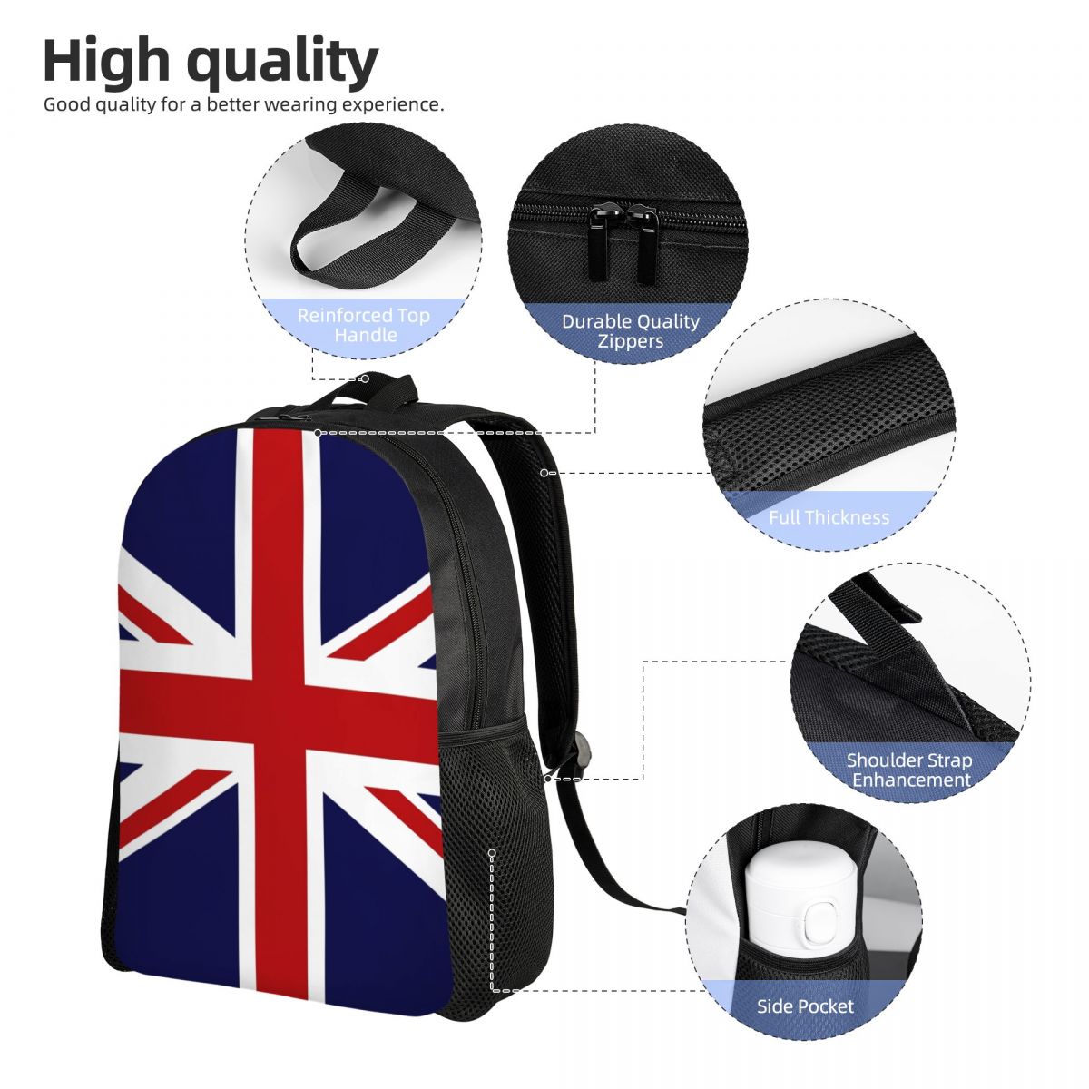 Union Jack Flag Of The UK Back - đánh giá và giá Women Bags Uk