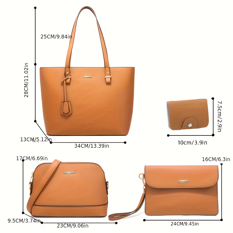 4pcs Fashion Women's Bag Sets  - đánh giá và giá Women Bags Leather