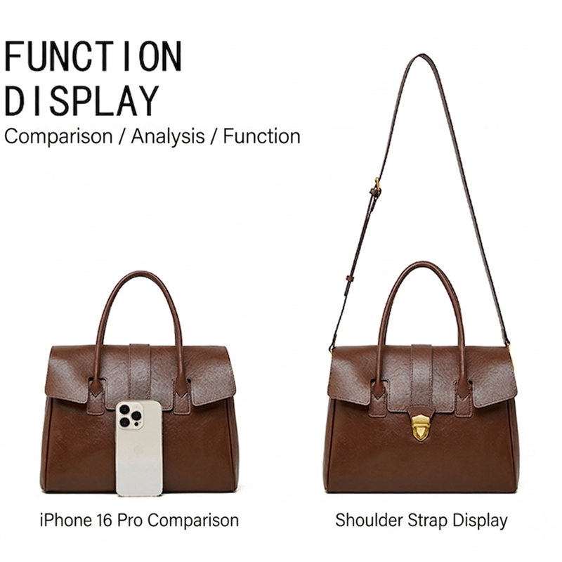 BURMINSA Genuine Leather Top H - đánh giá và giá Top Handle Structured