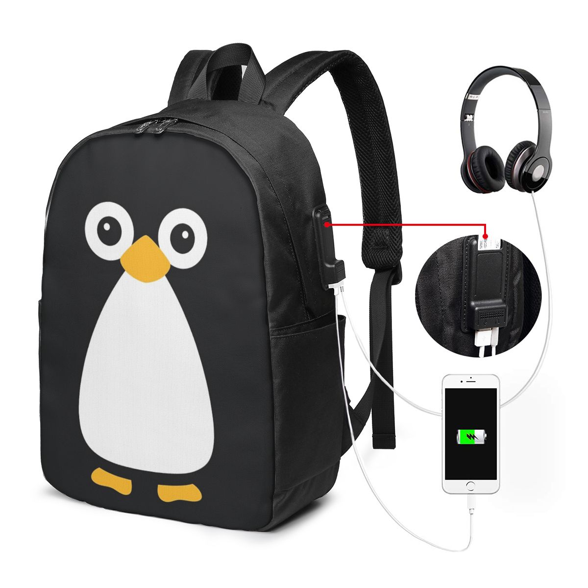 Cute Vector Penguin Backpack T - đánh giá và giá Women Bags For Laptop