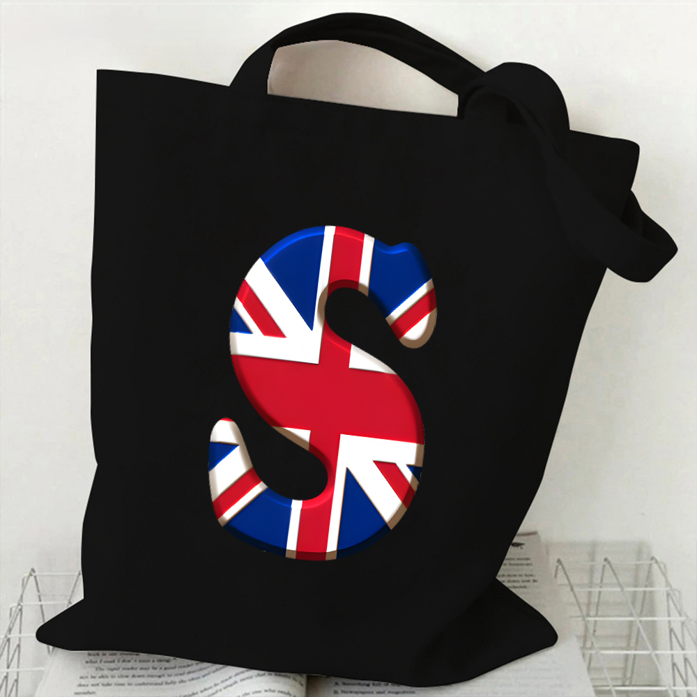 A-Z 26 Letter Canvas Tote Bag  - đánh giá và giá Women Bags Uk