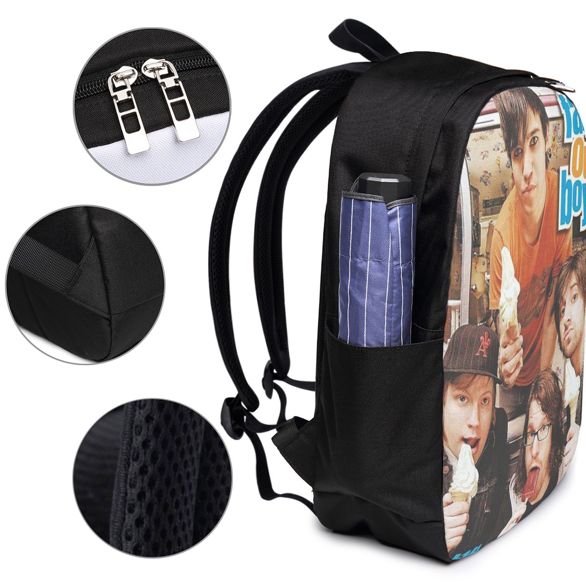 Fall Out Boy Backpack Travel N - đánh giá và giá Women Bags For Laptop