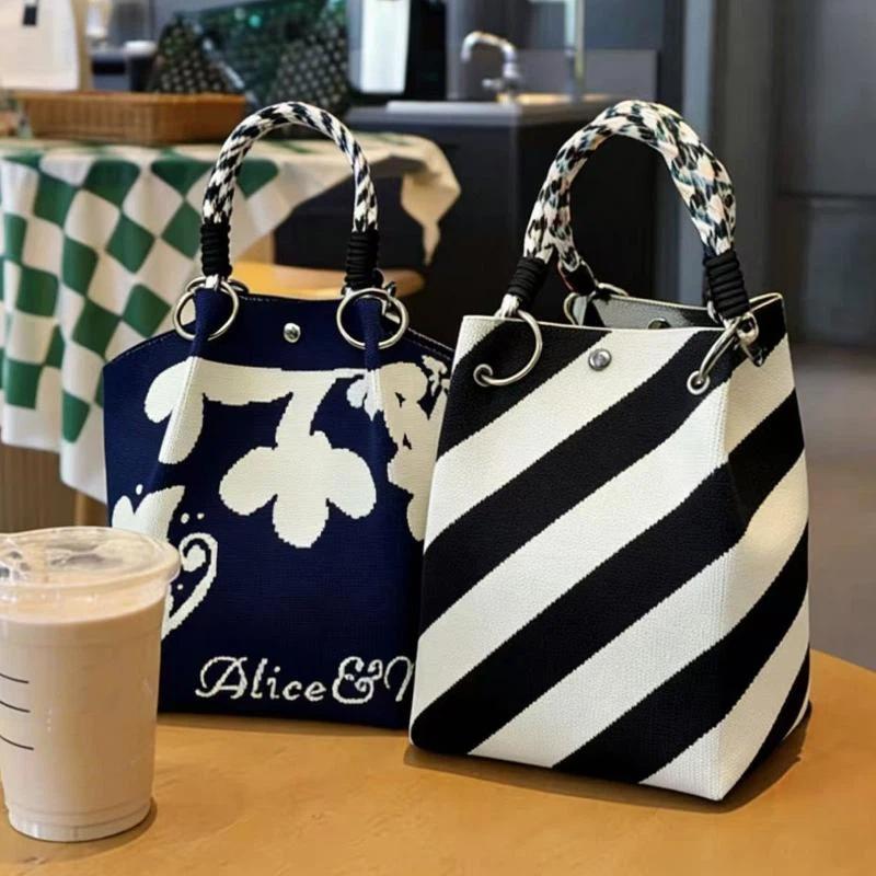 Hot Sale Knitted Women Tote Ba - đánh giá và giá Women Bags Sale